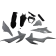 (image for) Full Kit - Gray/black