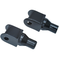 (image for) Front Footpeg Adapter for HONDA VTX1300C 03-09 (Gloss Black)