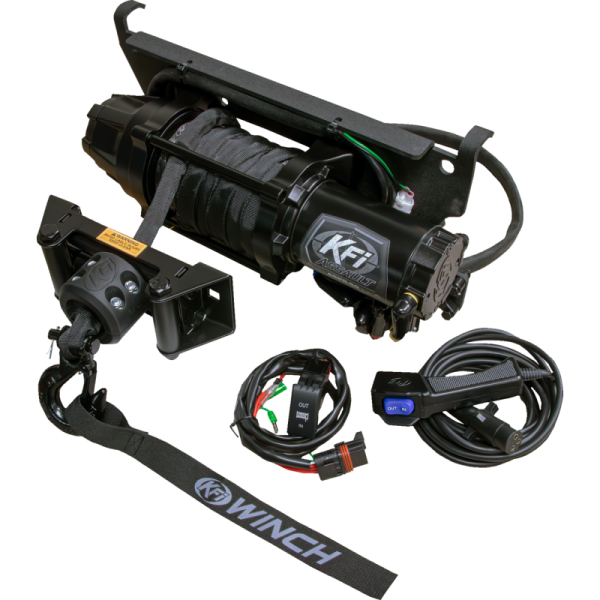 (image for) KFI PRODUCTS Assault 5,000 LB. Winch Kit for Polaris Models