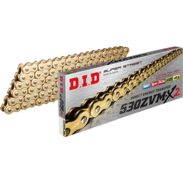 (image for) DID 530ZVMX2 Chain Gold 120 Links