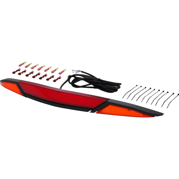 (image for) SHOW CHROME GT Marvel Trunk Lights, Black, amber/red lens