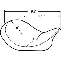 (image for) Low-Profile Solo Seat Diamond Stitch
