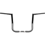 (image for) Gloss Black 1 1/4" Twin Peaks Touring Handlebars, 14" End Rise