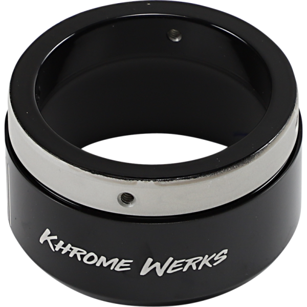 (image for) Khrome Werks End Caps - Klassic, black powdercoated, left