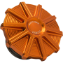 (image for) Arlen Ness 10-Gauge Vented Gas Cap - Orange Anodized