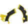 (image for) Acerbis X-Grip Frame Guard - Suzuki RM-Z250 15-18 - Yellow/black