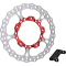 (image for) 14" Full Floating Rotor Kit, Red, Left