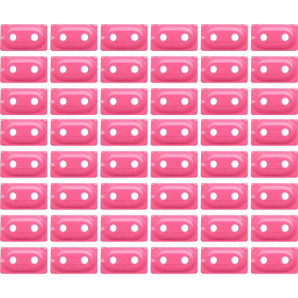 (image for) WOODYS Double Digger Support Plate, Pink (48 Pk.)