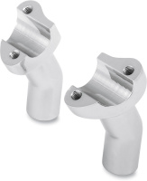 (image for) Forged Aluminum Pullback Risers Chrome 3.5"