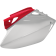 (image for) White/Red Side Panel/Rear Number Plate