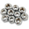 (image for) Chrome Nylon Insert Nut 1/4"-20