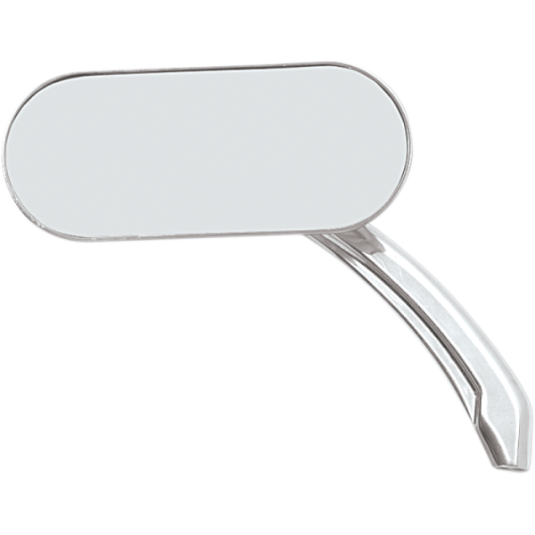 (image for) Drag Specialties Oval Mirror, Chrome