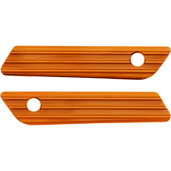 (image for) Arlen Ness Orange Anodized 10-Gauge Hinge Covers