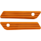 (image for) Orange Anodized 10-Gauge Hinge Covers