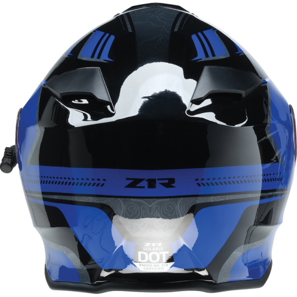(image for) Z1R Solaris 2.0 First Tracks Helmet, Black/Blue, S