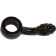 (image for) Magnum Universal Brake Line Fitting, Black, 3/8"/10 mm banjo x AN-3 45°