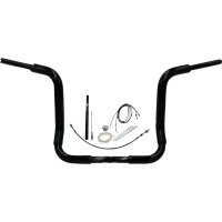 (image for) Fat Baggers Round Top EZ Install Handlebar 14" Gloss Black