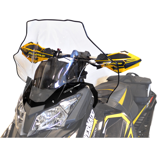 (image for) POWERMADD/COBRA Cobra Windshield Tall, clear w/ black fade, 19"