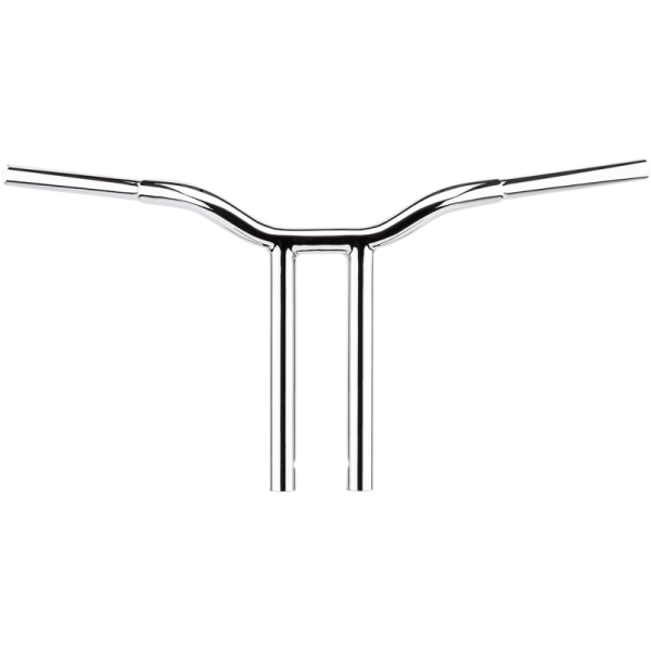 (image for) LA Choppers Kage Fighter T-Bar Straight Riser Chrome 10"