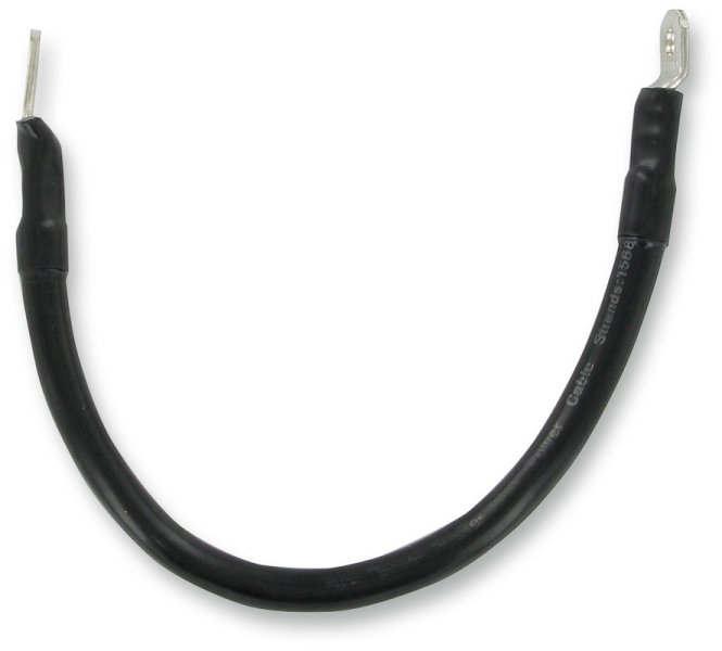 (image for) Drag Specialties Battery Cable - Solid Black 10"