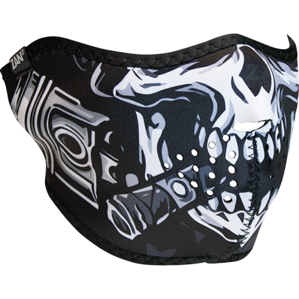 (image for) Zan Headgear Neoprene Half Mask - Skull