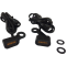 (image for) LED Handlebar Marker Lights Black/Amber