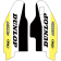 (image for) Factory Effex Sponsor Logo Lower Fork Guard Graphics - Suzuki RM-Z450 05-25