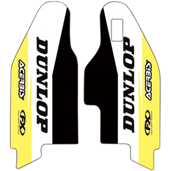 (image for) Factory Effex Sponsor Logo Lower Fork Guard Graphics - Suzuki RM-Z450 05-25