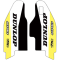 (image for) Factory Effex Sponsor Logo Lower Fork Guard Graphics - Suzuki RM-Z450 05-25