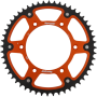 (image for) Supersprox Rear Sprocket - 52T Stealth/Orange