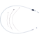 (image for) Quick Connect Braided Upper Clutch Cable Alternate Length - Sterling Chromite