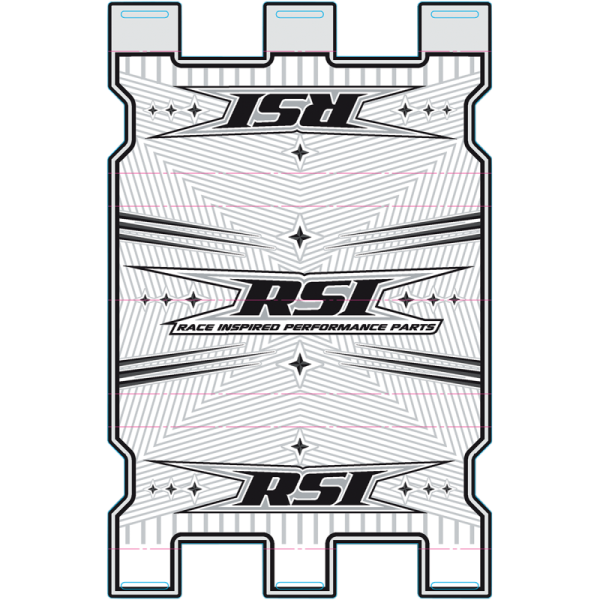 (image for) RACE SHOP INC. Large Handlebar Pad, White