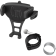 (image for) Constrictor Phone Holder - Black w/ Black 1 1/8” or 1 1/4” Aluminum Clamp