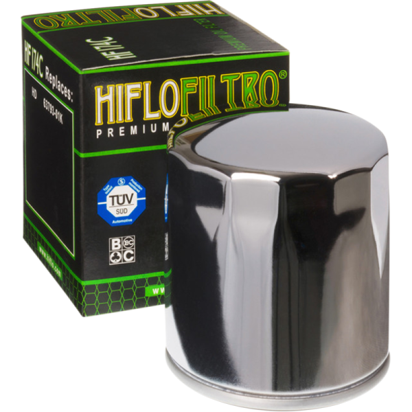 (image for) HIFLOFILTRO Oil Filter, Chrome
