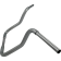 (image for) 13" EZ Install Reduced Reach Round Top Handlebar, Chrome (Extended Fitment)