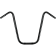 (image for) Burly Brand 1" Narrow Bottom Ape Hangers - Gloss Black