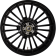 (image for) Atlantic Precision-Cast 3D Rear Wheel - Solid Black