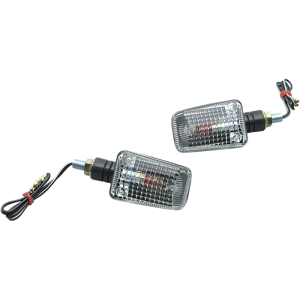 (image for) K&S TECHNOLOGIES Black Mini-Stalk Marker Light - Clear Lens