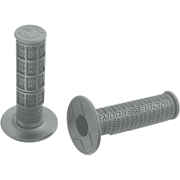 (image for) Moose Racing Stealth Grips MX (W/ Flange) - Gray