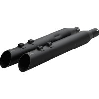 (image for) 4" HP Plus® Slip On Mufflers - Slash up, black