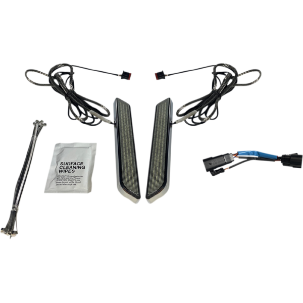 (image for) Custom Dynamics Smoke lens, chrome finish (CVO)