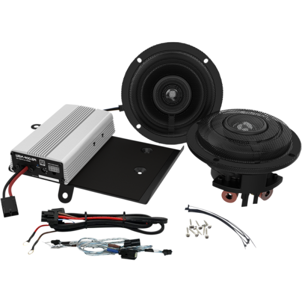 (image for) Wild Boar Audio 400-Watt Amp/Speaker Kit (Batwing)