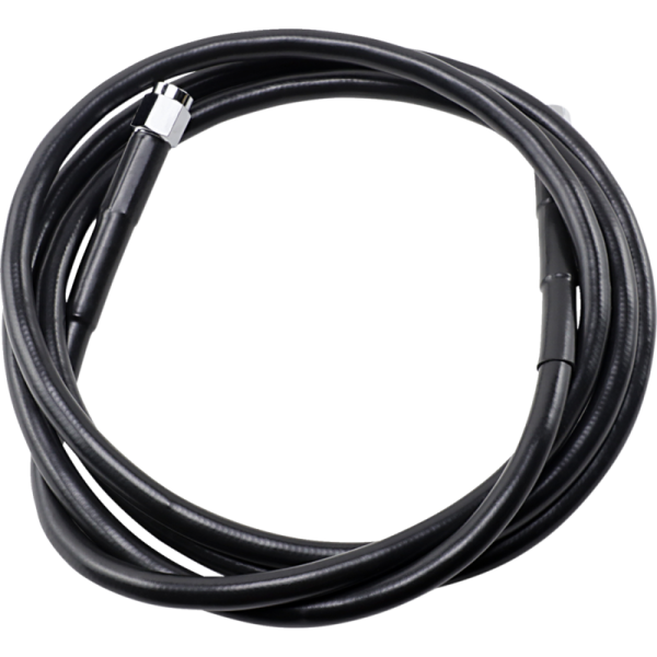 (image for) Black Vinyl-Coated Stainless Steel Brake Line 68"