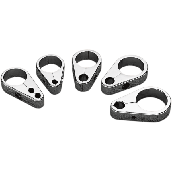 (image for) Drag Specialties Clutch Cable Clamp Chrome 1 1/4"