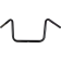(image for) Gloss Black 12" Ape Hanger 1" Handlebars