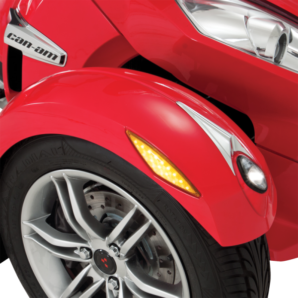 Show Chrome Amber LED Marker Lights