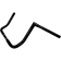 (image for) Gloss Black 1 1/4" Twin Peaks Touring Handlebars, 12" End Rise