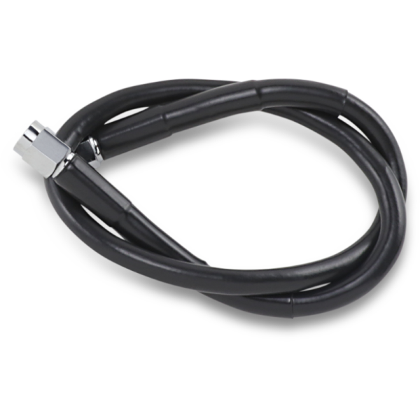 (image for) Drag Specialties Black Vinyl-Coated Stainless Steel Brake Line 21"