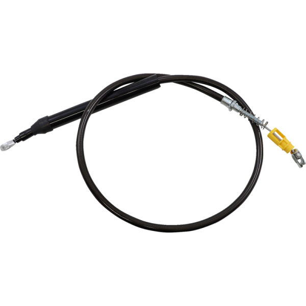 (image for) LA Choppers Midnight Braided Clutch Cable for 18-24 Softail w/ ABS (12-14in.)
