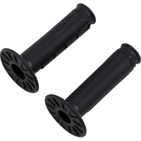 (image for) Renthal Ultra-Tacky Dual Compound Half-Waffle Grips - Black-on-Black